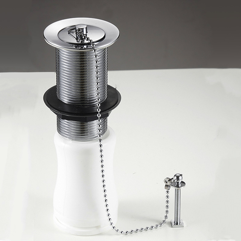 1/4G brass zipper cover washbasin drain manufacturer direct supply drain with overflow outlet details Picture