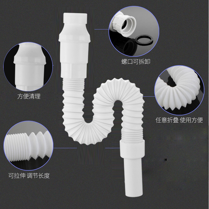 Washbasin drain pipe, washbasin drainage, washbasin basin, washbasin, sink three-way pipe drainage manufacturer wholesale, anti-overflow Application Scenario