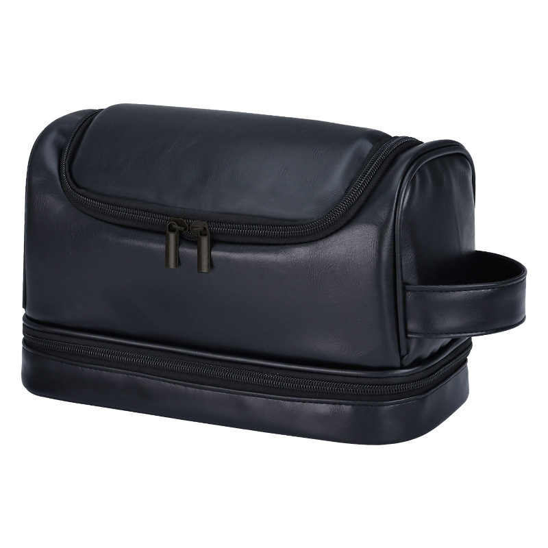 Cross-border large-capacity high-end makeup bag, business travel portable men's toiletry bag, cosmetics storage bag Item Picture