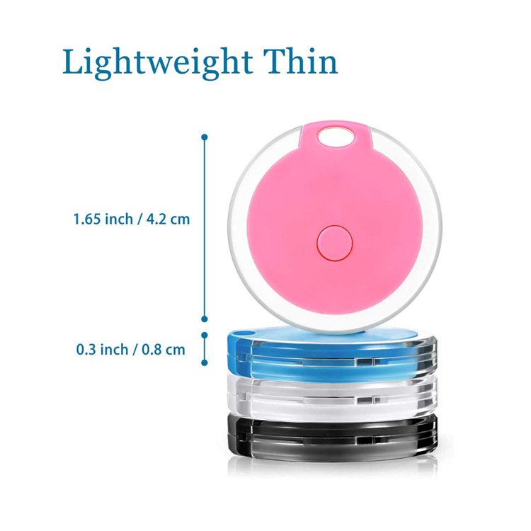 Crystal circular finder, itag anti-loss device, tracking finder, selfie anti-theft alarm, mobile phone Bluetooth 4.0 Item Picture
