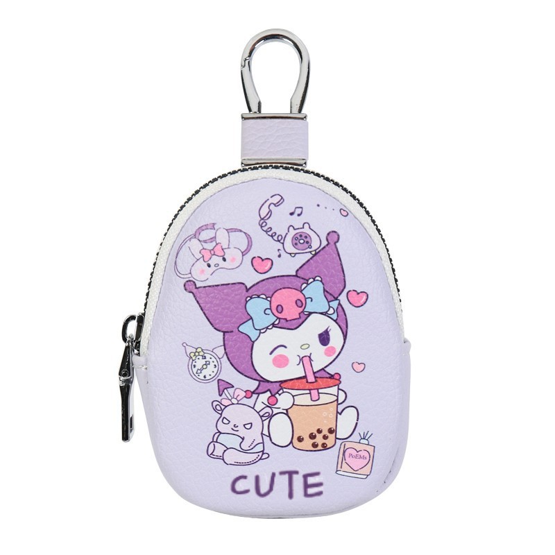 Cartoon key bag for women, multi-functional mini bag for women, large capacity for men, zipper, home car keychain bag Item Picture