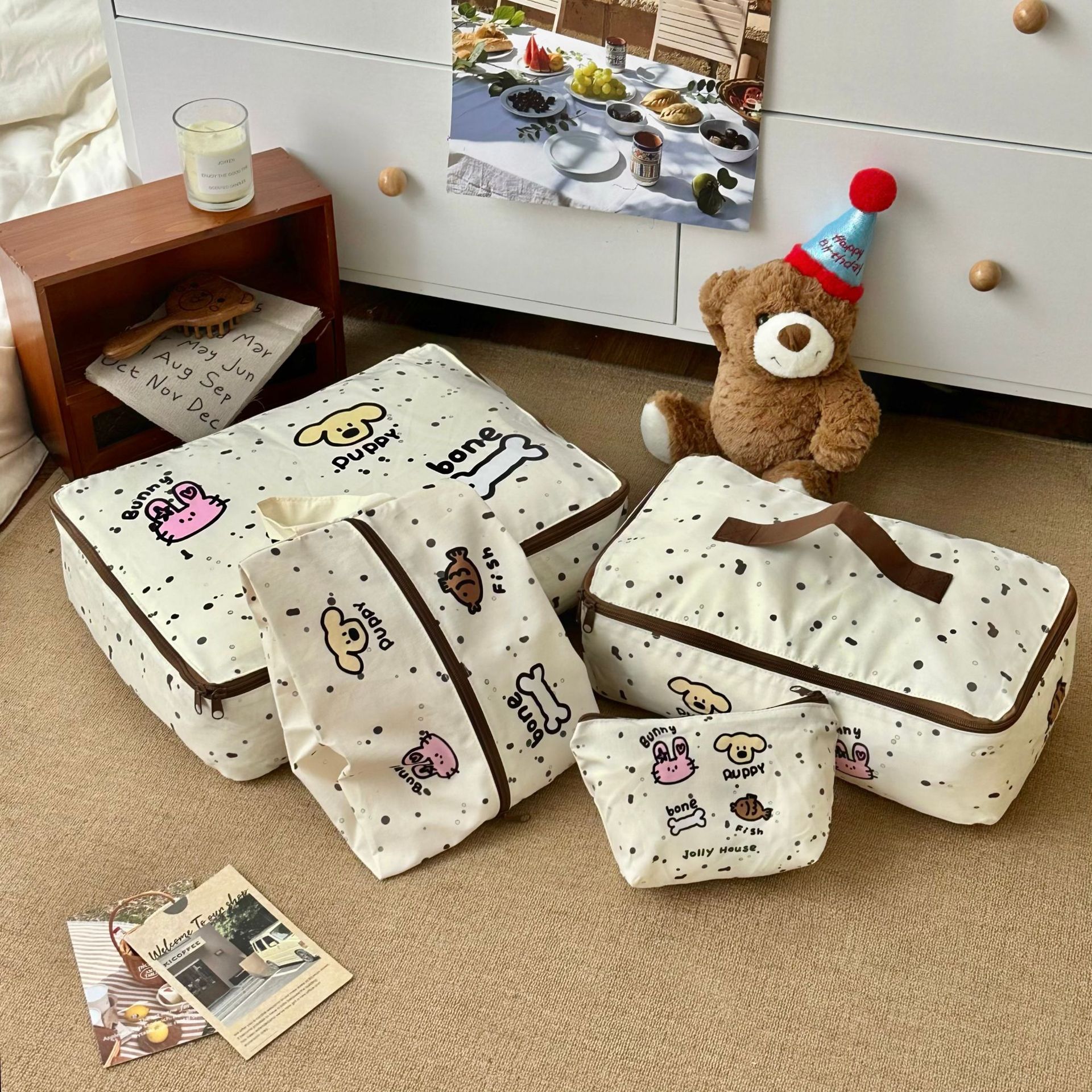 Original Spot Paradise travel storage bags, clothing sorting bags, suitcase organizing bags, clothing sorting bags, ID bags full figure