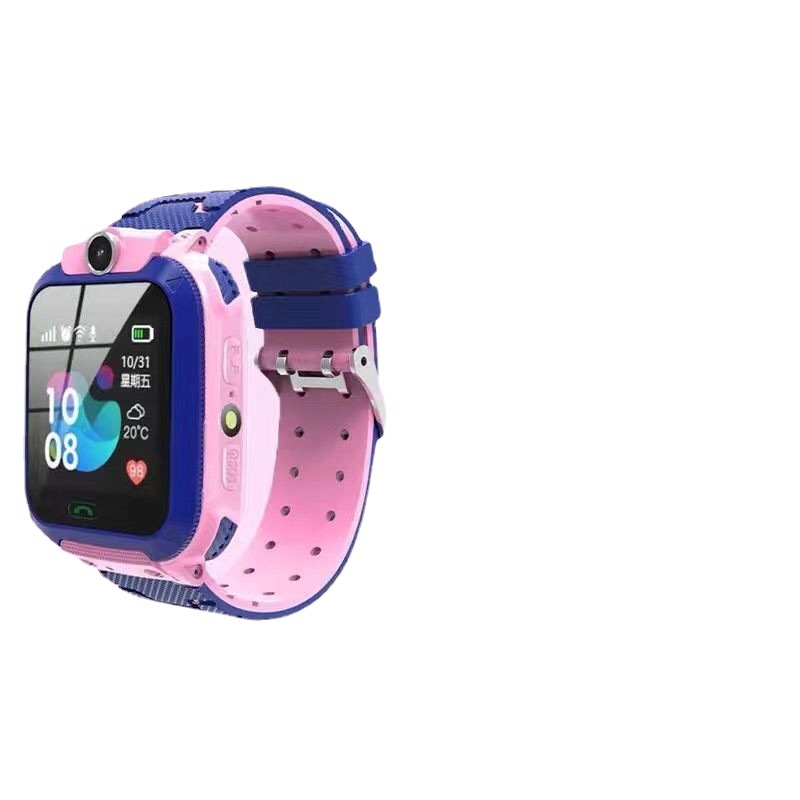 Q12 Cross-border E-commerce waterproof children's smartwatch, children's positioning smart watch, 5th generation for foreign trade, 6 multiple languages Specification drawing