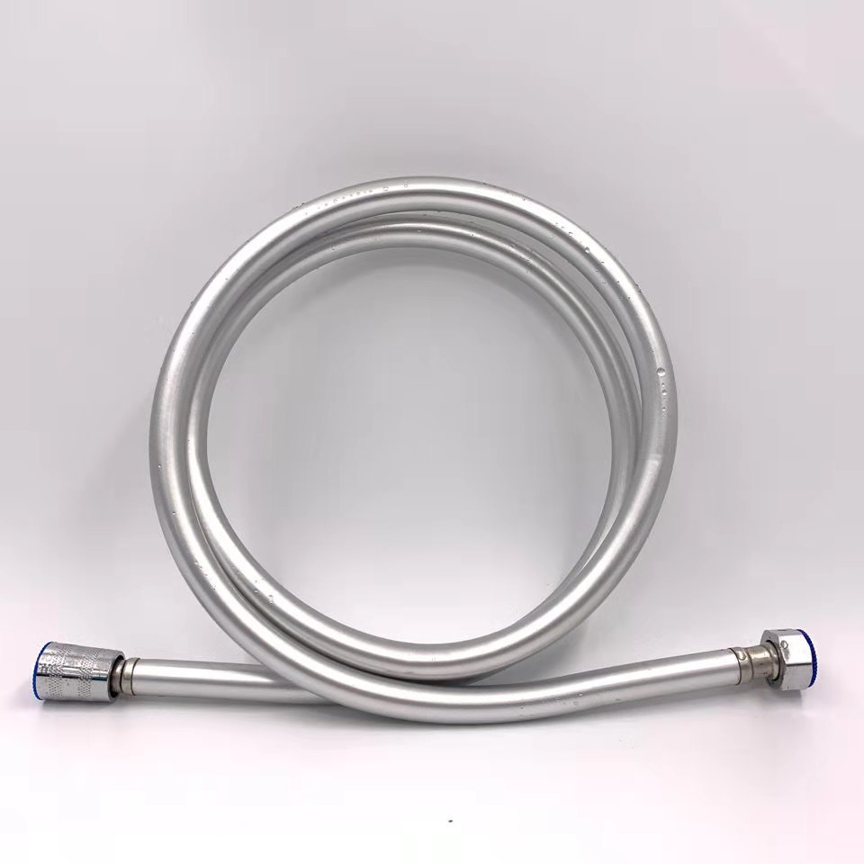 Free shipping from the manufacturer: shower hose, nozzle hose, encrypted water heater, stainless steel hose, water pipe, PVC silver powder hose Item Picture