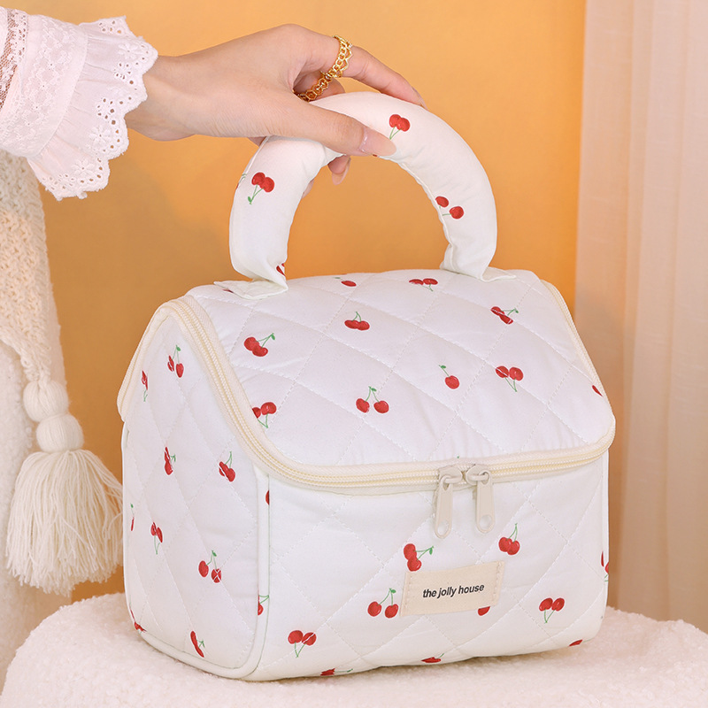 Cute Little House Makeup Bag, large-capacity cosmetics storage bag, high appearance level, niche design, toiletry bag, starting from one details Picture
