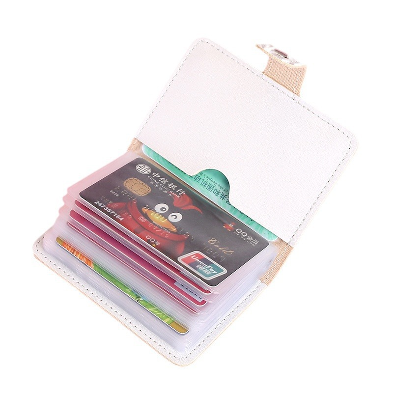 Best-selling cute card bag with multiple card slots, anti-demagnetization, large capacity, creative, fashionable and compact design, anti-theft card for women Item Picture