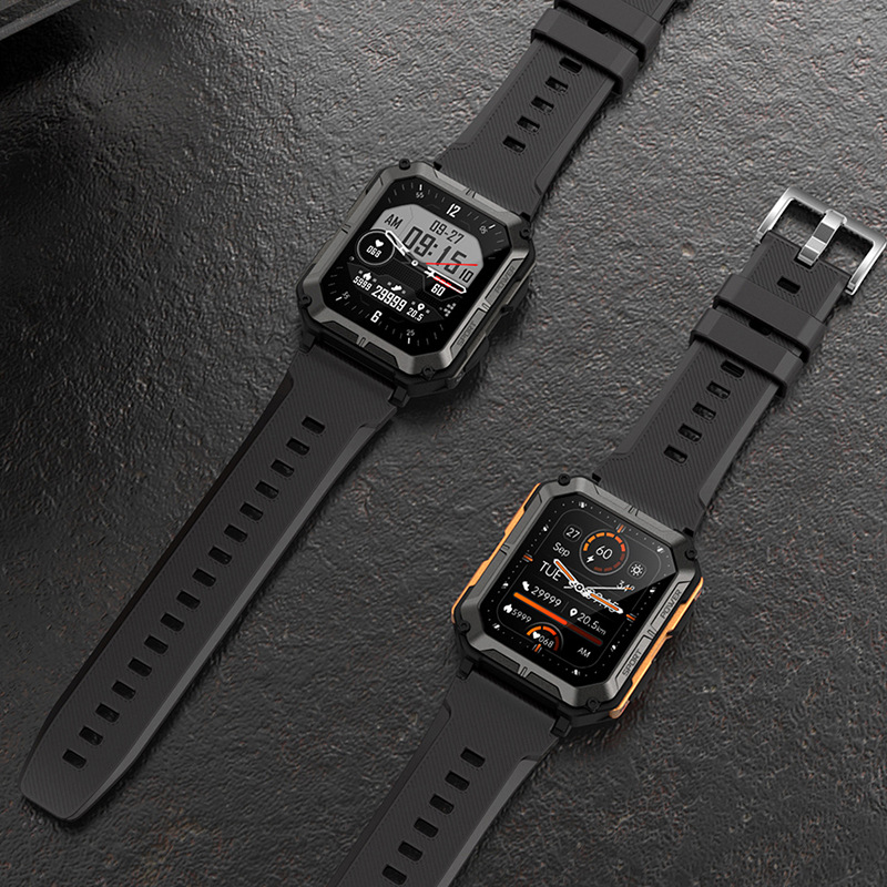 C20PRO smartwatch heart rate, Bluetooth call information push, smart bracelet, sports watch one-piece consignment full figure