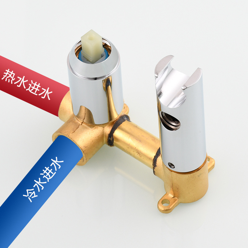 Concealed pressure-increasing toilet spray gun set, hot and cold women's washbasin nozzle, black toilet companion, pressure-increasing flushing small showerhead Specification drawing