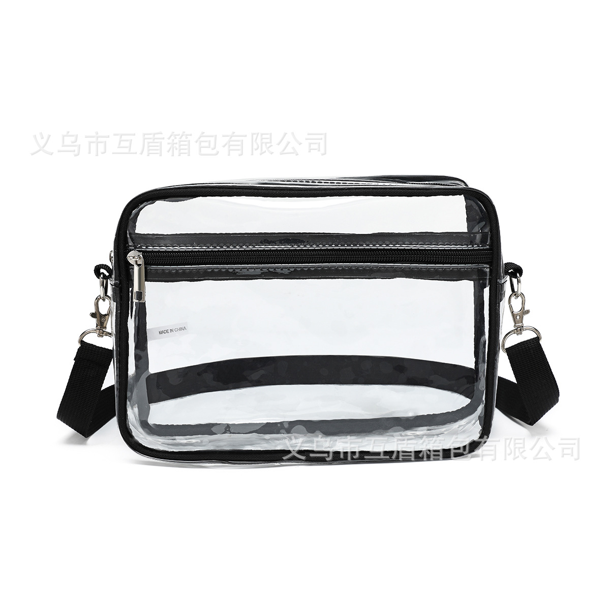 Amazon storage manufacturer's new transparent pvc crossbody bag for portable travel bags and beach travel bags full figure