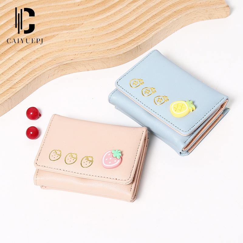 New short folding card case for women, high-end student card case, all-in-one coin purse, wholesale for women details Picture