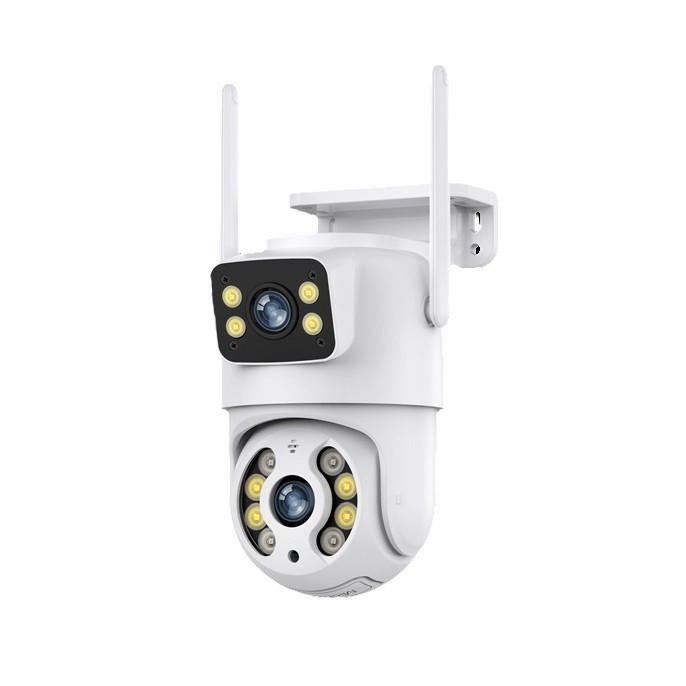 icsee dual-eye wireless WiFi high-definition 8MP dual-screen dome camera, indoor and outdoor waterproof 360-degree monitor Item Picture
