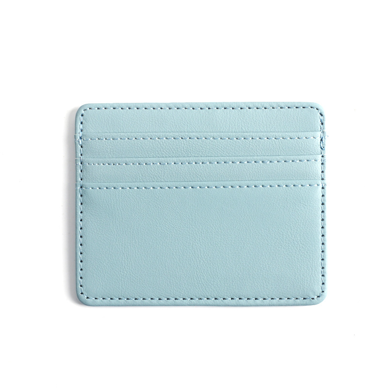 Ultra-thin card case, large-capacity card case, small card case, multi-card case, small and exquisite leather pu card case wholesale Item Picture