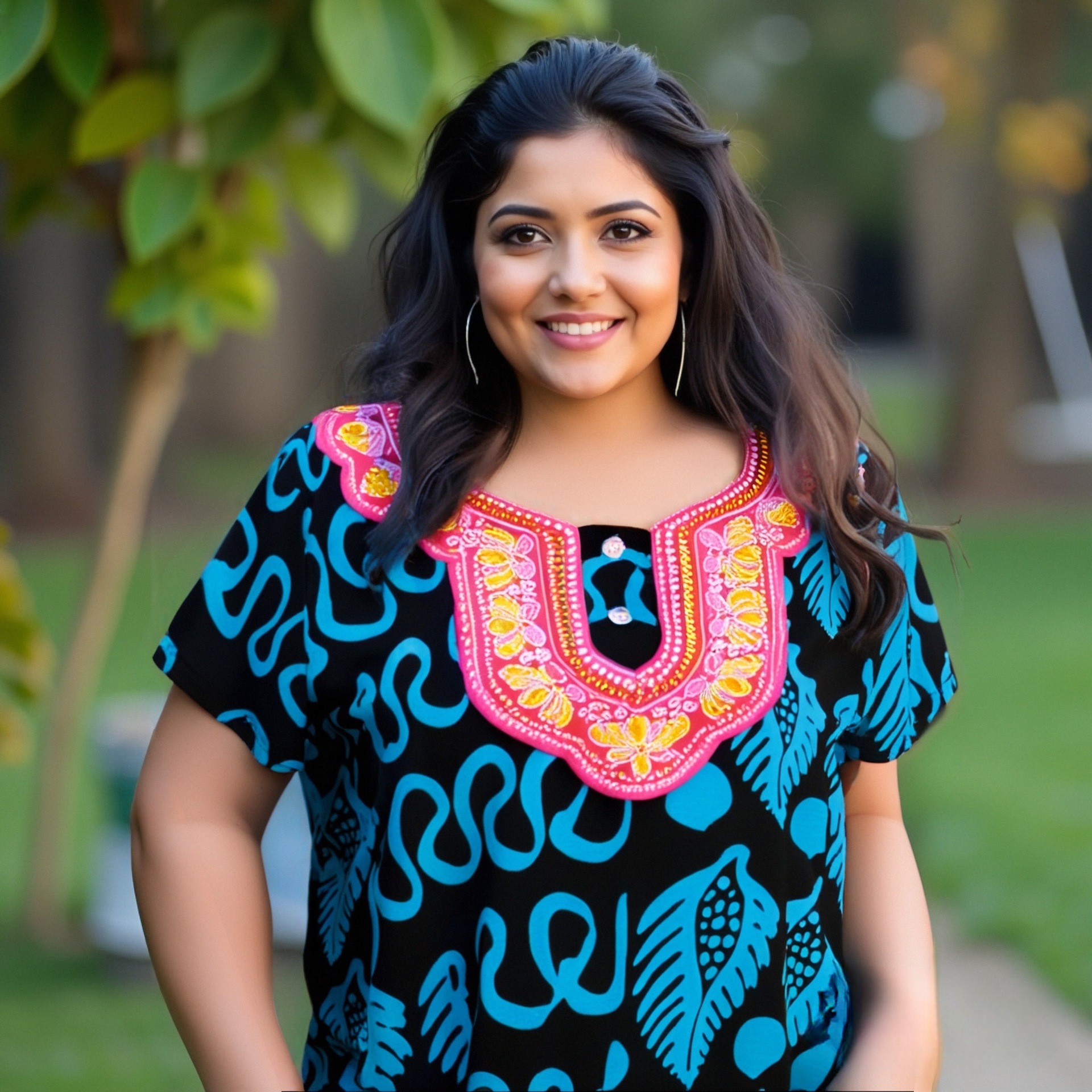 Hot-selling large, loose, ethnic-style robes with round collars and shawls in the Middle East, African fashion printed large robes, Arab robes, women's long robes with hats, Muslim style details Picture