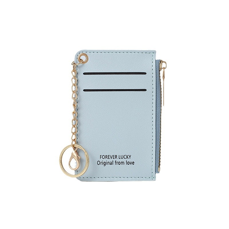 Solid color, ultra-thin coin purse, multi-slot, high appearance level, access control card case, wallet source factory Item Picture