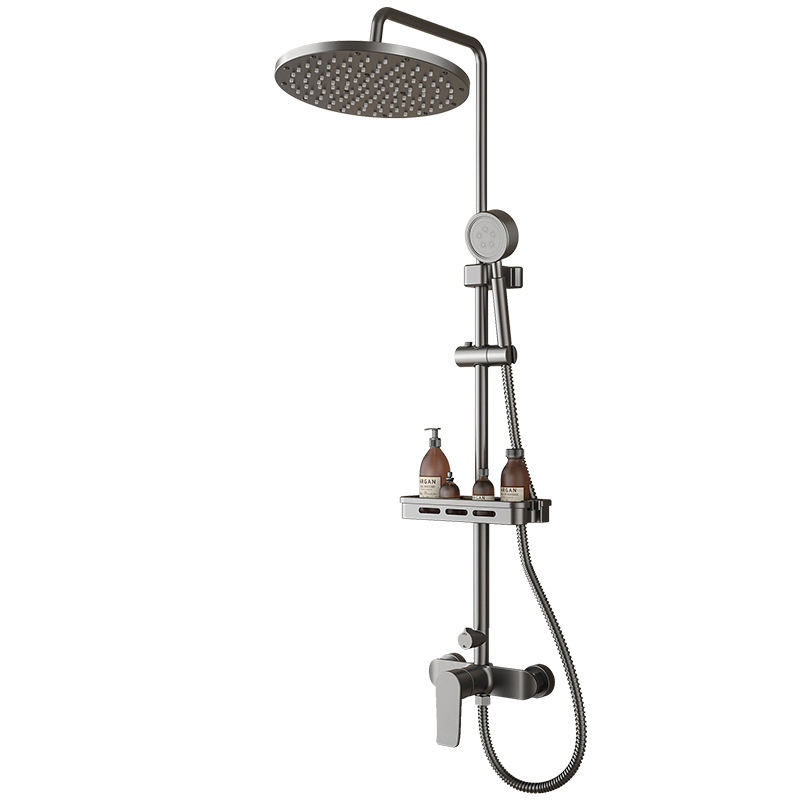 Shower head set, fine copper, air-pressurized bath, complete bathroom, bathroom, concealed shower head set Item Picture