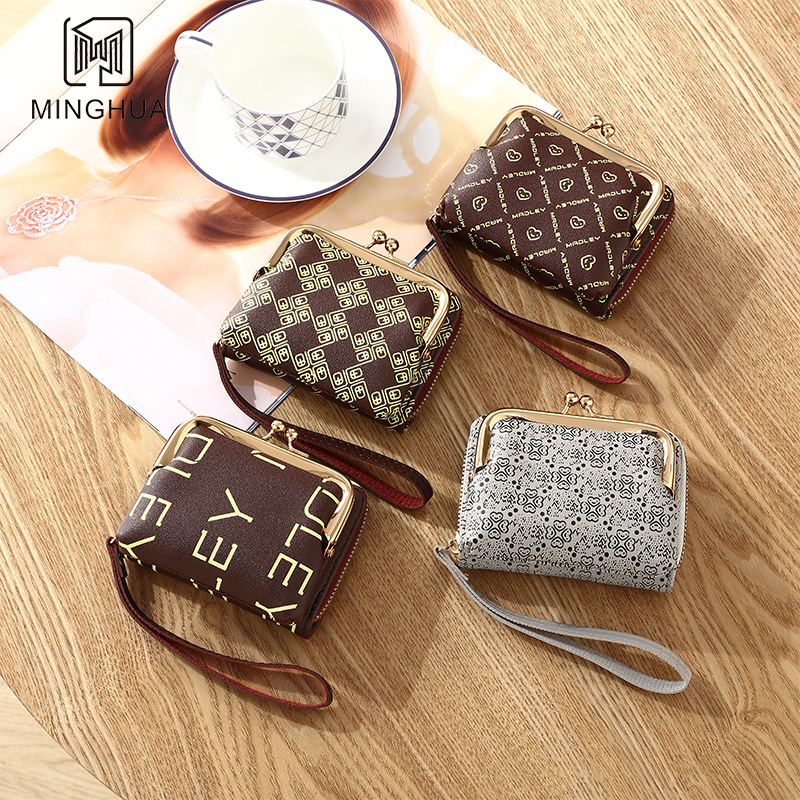 Card case, lady's wallet, ID card, retro coin purse, multiple slots, high appearance level, ID card case, wallet source factory details Picture