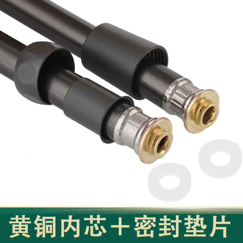 PVC gun grey shower head hose, water heater outlet pipe, bathroom shower pipe connection, showerhead, shower hose Specification drawing