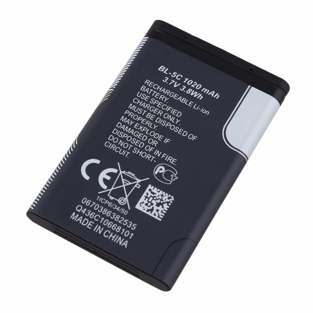 Factory direct sales for Nokia BL-5C lithium batteries, BL5C mobile phone rechargeable batteries, card slot speaker batteries Item Picture