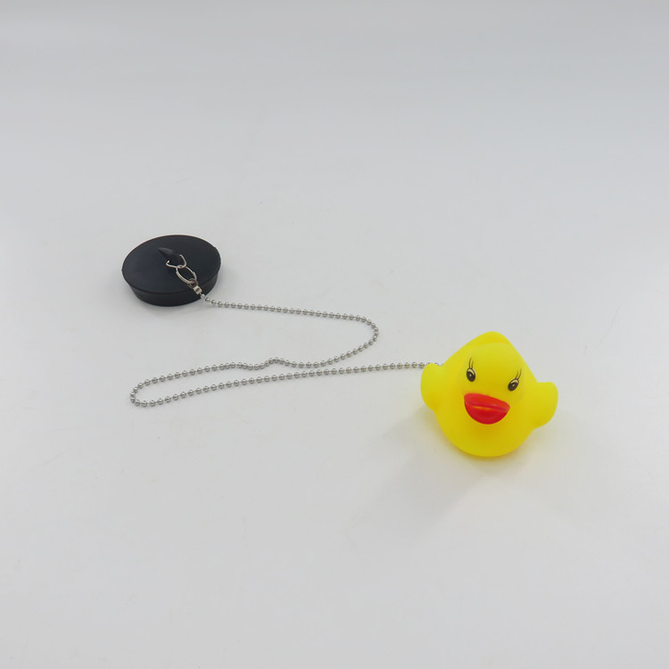 Toilet, bathroom rubber stopper, sink, pool, pig, bathtub stopper, water leak cover, vinyl PVC duck cartoon doll Specification drawing