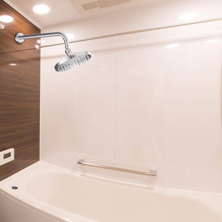 Swing connection ball showerhead, top spray, universal head, rotating showerhead, all copper Application Scenario