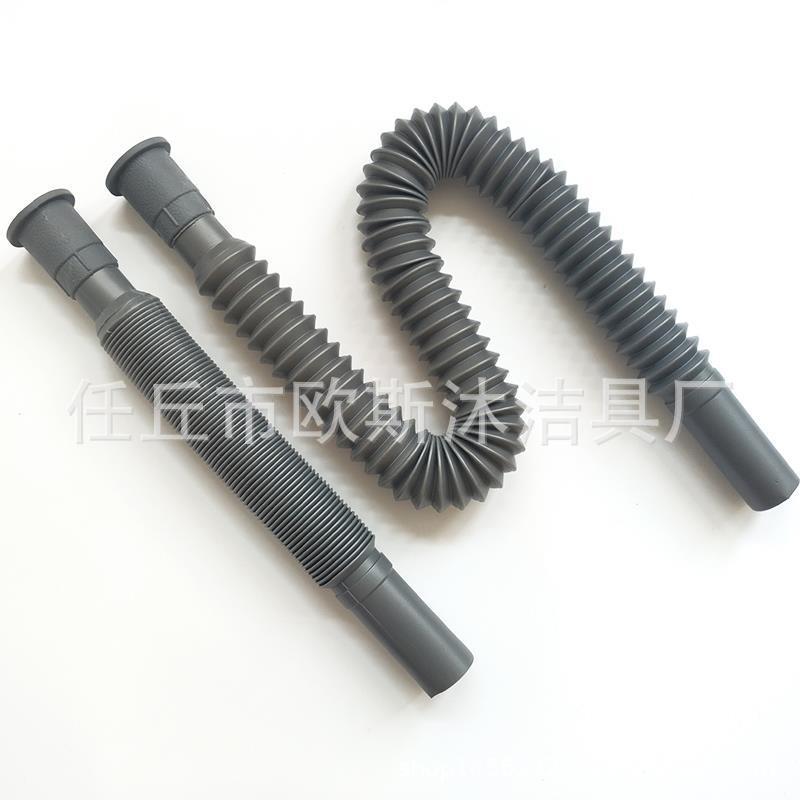 Washbasin, countertop, drain pipe, sink, washbasin, and sink drain pipe, grey rubber head plastic drain full figure