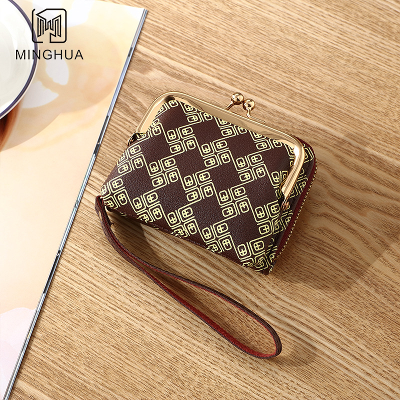 Card case, lady's wallet, ID card, retro coin purse, multiple slots, high appearance level, ID card case, wallet source factory full figure