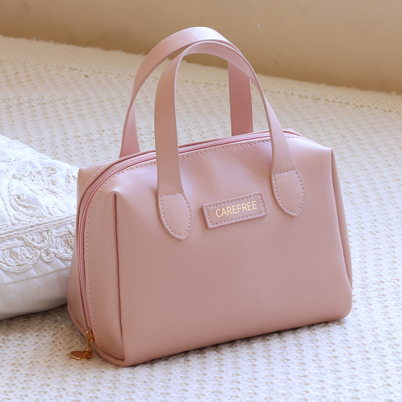 Niche high-end ladies' handbags, office workers' makeup bags, portable cosmetics storage bags for traveling women, toiletries bags Specification drawing