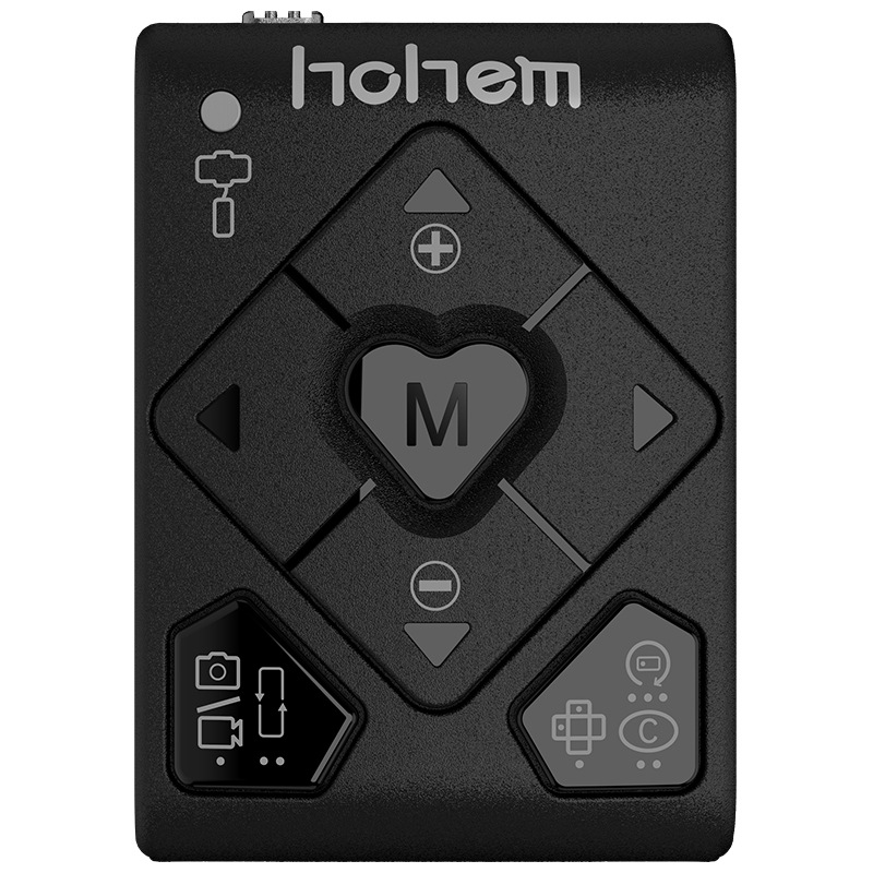 The hohem remote control is suitable for iSteady XE/X2/V2/V2s/M5/M6/MT2 full figure