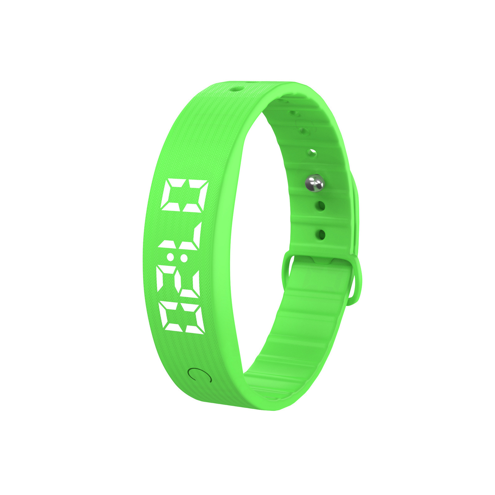 Vibrating alarm clock, countdown timer, stopwatch, sleep monitoring, step-counting, rechargeable, eco-friendly silicone wristband W5SV details Picture