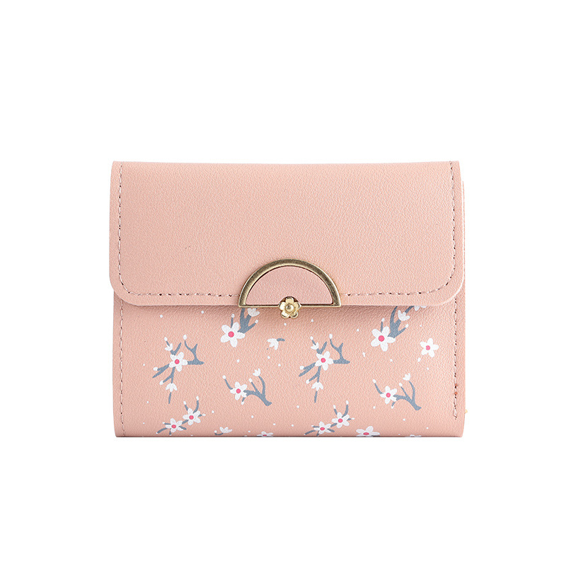 2022 New Style Small Wallet Women's Short Korean-style trendy folding personalized Student Cute mini fashionable coin Purse wallet Item Picture