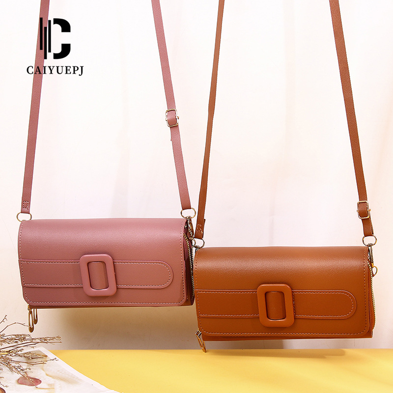 Wallet, women's bag, crossbody bag, high-end feel, mobile phone bag, niche fashion, solid color small square bag, versatile and retro, single-shoulder crossbody bag Specification drawing