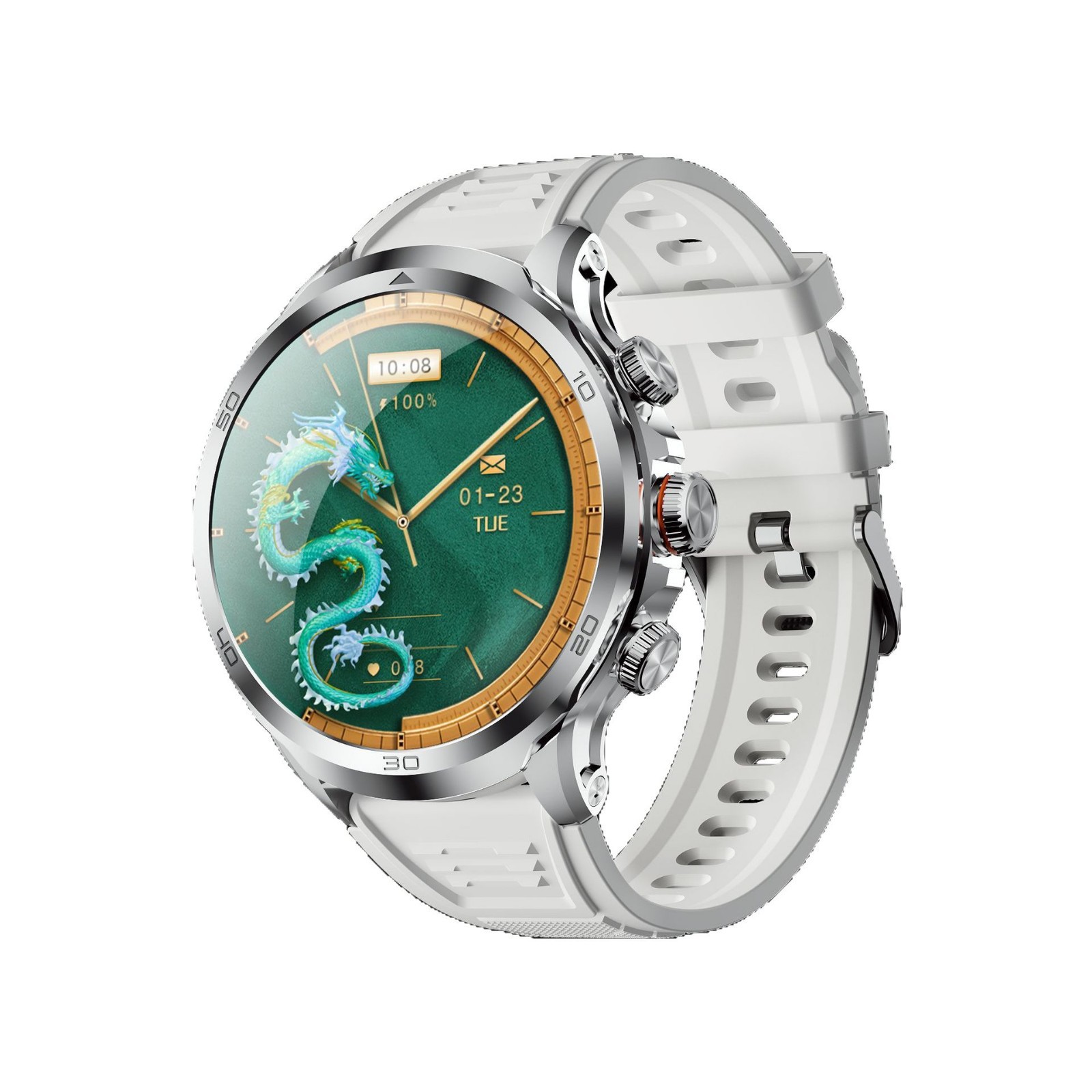 The new cross-border H19 card-inserting smart smartwatch with AMOLED round screen, smart watch and sports WiFi Item Picture