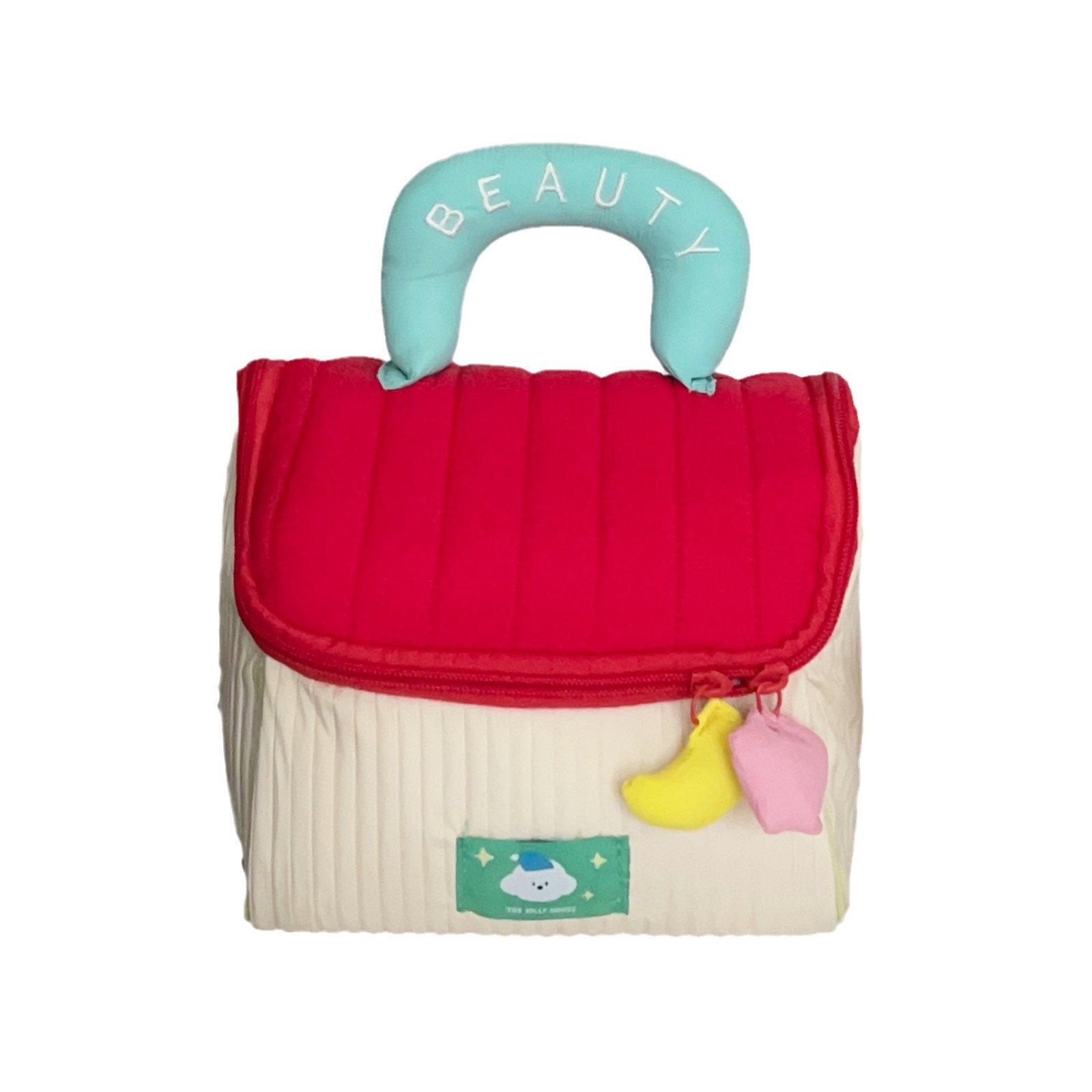 Upgraded cute house, large-capacity makeup bag, high appearance level photo handbag, portable travel cosmetics bag Item Picture
