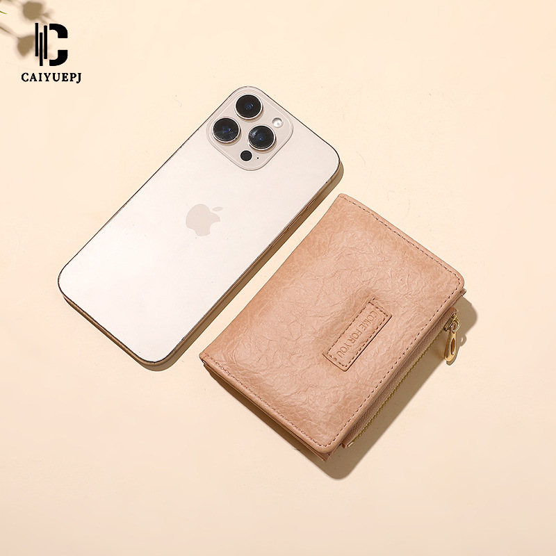 Cross-border wallet: New fashionable small wallet, ins short, portable student storage, simple and elegant women's coin purse Specification drawing