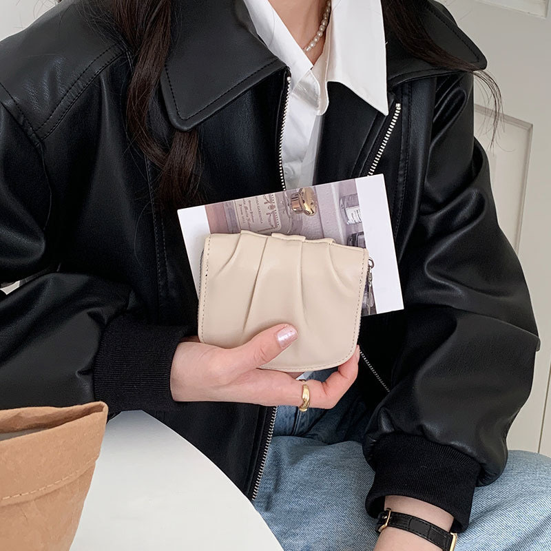 The new minimalist, cute and small WALLET from Ailun INS is a popular solid-color versatile coin purse and shell bag Specification drawing
