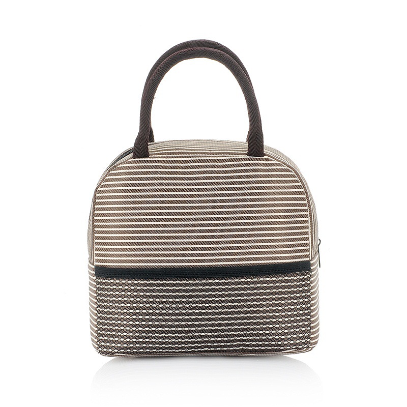 Simple aluminum foil insulated bag, thickened hand-held insulated lunch box bag with rice, hand-held insulated bag with rice bag Item Picture
