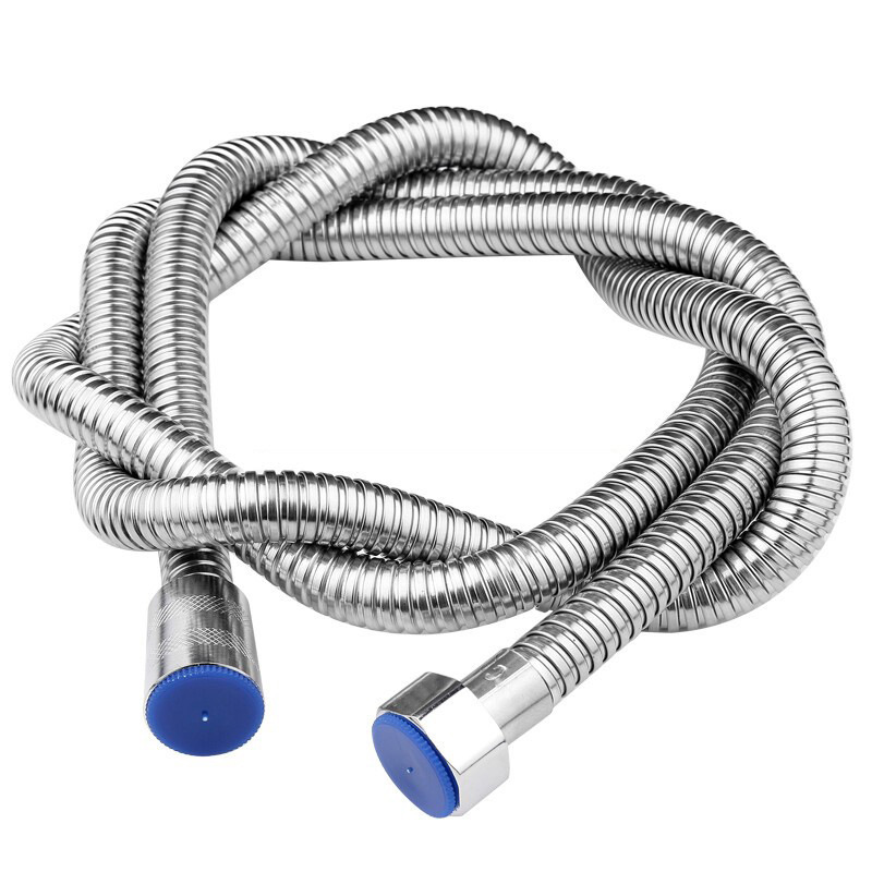 Factory direct supply of stainless steel shower pipes, bathroom accessories, 1.5-meter explosion-proof and pressure-resistant metal flexible hoses, shower head connection pipes Item Picture