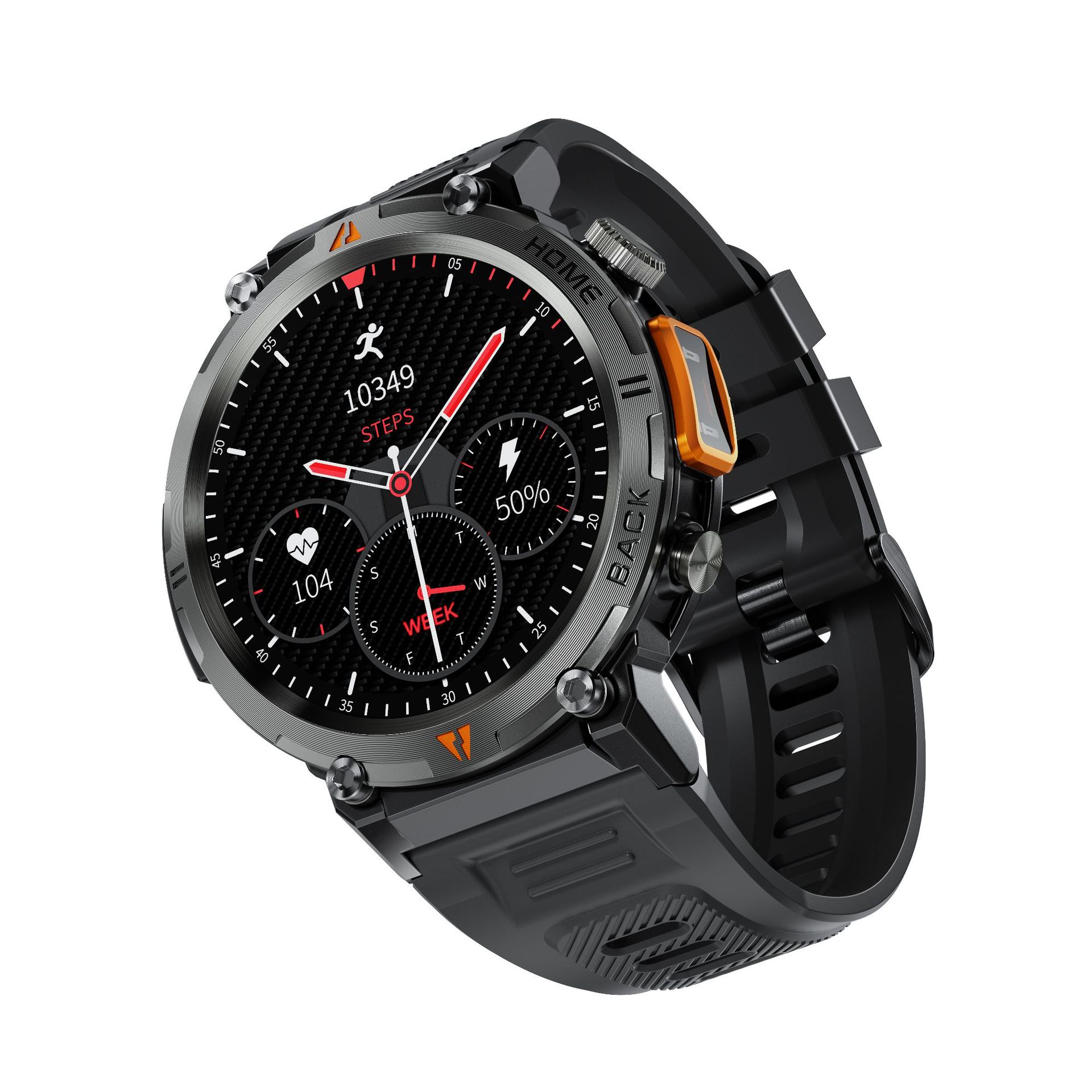 KE3 Cross-border LED flashlight 1.45 screen Bluetooth Smartwatch Eigiis Heart Rate Blood Oxygen Sleep Exercise details Picture