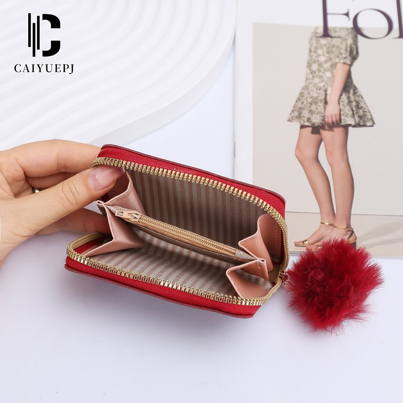 New women's wallet, short and simple card bag wallet, summer Wallet, cross-border pattern zipper coin purse wholesale Application Scenario