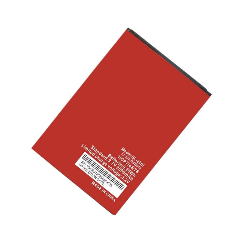 Factory direct sales of BL-25BI suitable for Transect ITEL30DT/25BT mobile phone batteries, wholesale of large-capacity lithium battery plates Item Picture