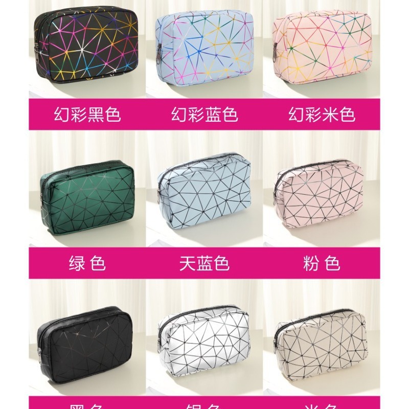 Customized popular makeup bag, large-capacity portable new ins convenient storage bag, travel toiletry bag, cosmetics details Picture