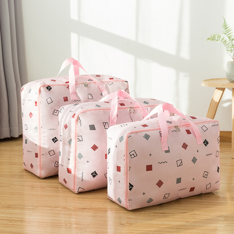 Factory wholesale and direct sales of Oxford fabric clothing storage bag sets, cotton quilt bags, bedroom storage and packing bags Specification drawing