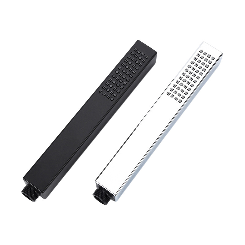 Cross-border bathroom pressurized handheld showerhead hotel and homestay exquisite handheld rectangular shower showerhead spray Item Picture