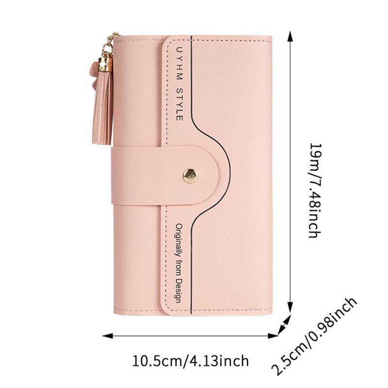 Ins-style wallet for women, long style, 30% off, student version, high appearance level, durable, large capacity, mobile phone case integrated Application Scenario