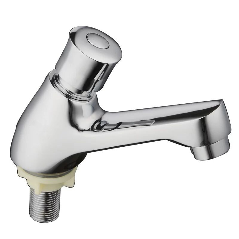 The washbasin in public places features a delayed faucet pressing type. The hand of the washbasin can be pressed with a delayed faucet pressing full figure