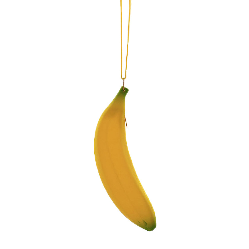 Creative zipper cute mini silicone coin purse, Korean version female student banana hand-held coin purse, money bag Item Picture