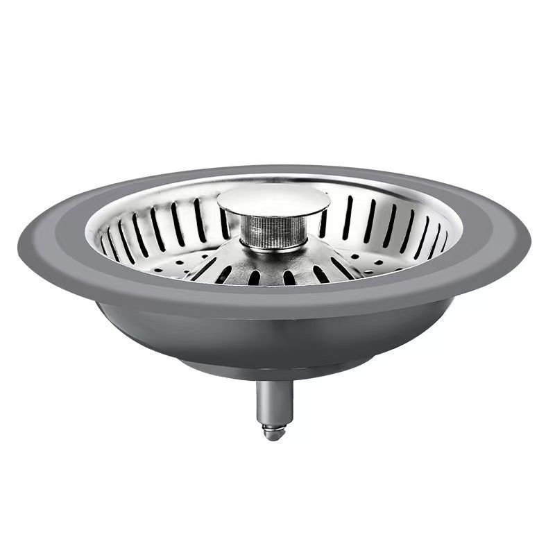 The shallow old-fashioned kitchen sink filter screen with a bouncing core filter, the sink and sink leak-proof plug, and the universal sealing cover Item Picture