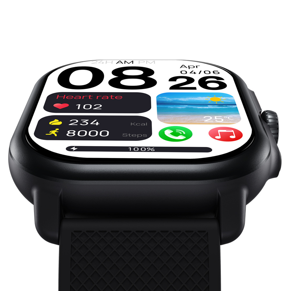 Zeblaze smartwatch Beyond3Pro features GPS movement trajectory display, AMOLED screen and Bluetooth call Specification drawing