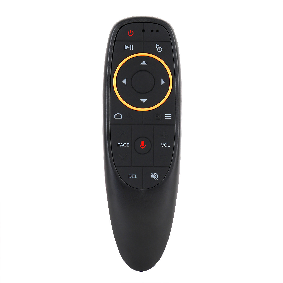 The G10S Pro wireless flying squirrel USB2.4G remote control supports intelligent voice and LED backlit gyroscope full figure