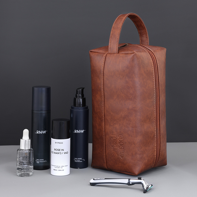 Men's toiletry bag, business trip toiletry set, high-end portable toiletry storage bag, large-capacity waterproof makeup bag Specification drawing